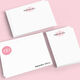 Pop of Color Monogram Flat Note Card Collection Image 3 of 4